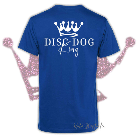 T-Shirt HRH - DISC DOG KING - Uomo, disponibile in tanti colori - dalla XS alla 5XL