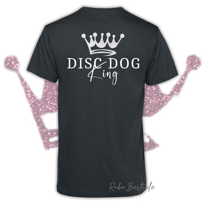 T-Shirt HRH - DISC DOG KING - Uomo, disponibile in tanti colori - dalla XS alla 5XL