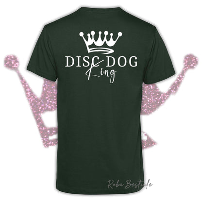T-Shirt HRH - DISC DOG KING - Uomo, disponibile in tanti colori - dalla XS alla 5XL