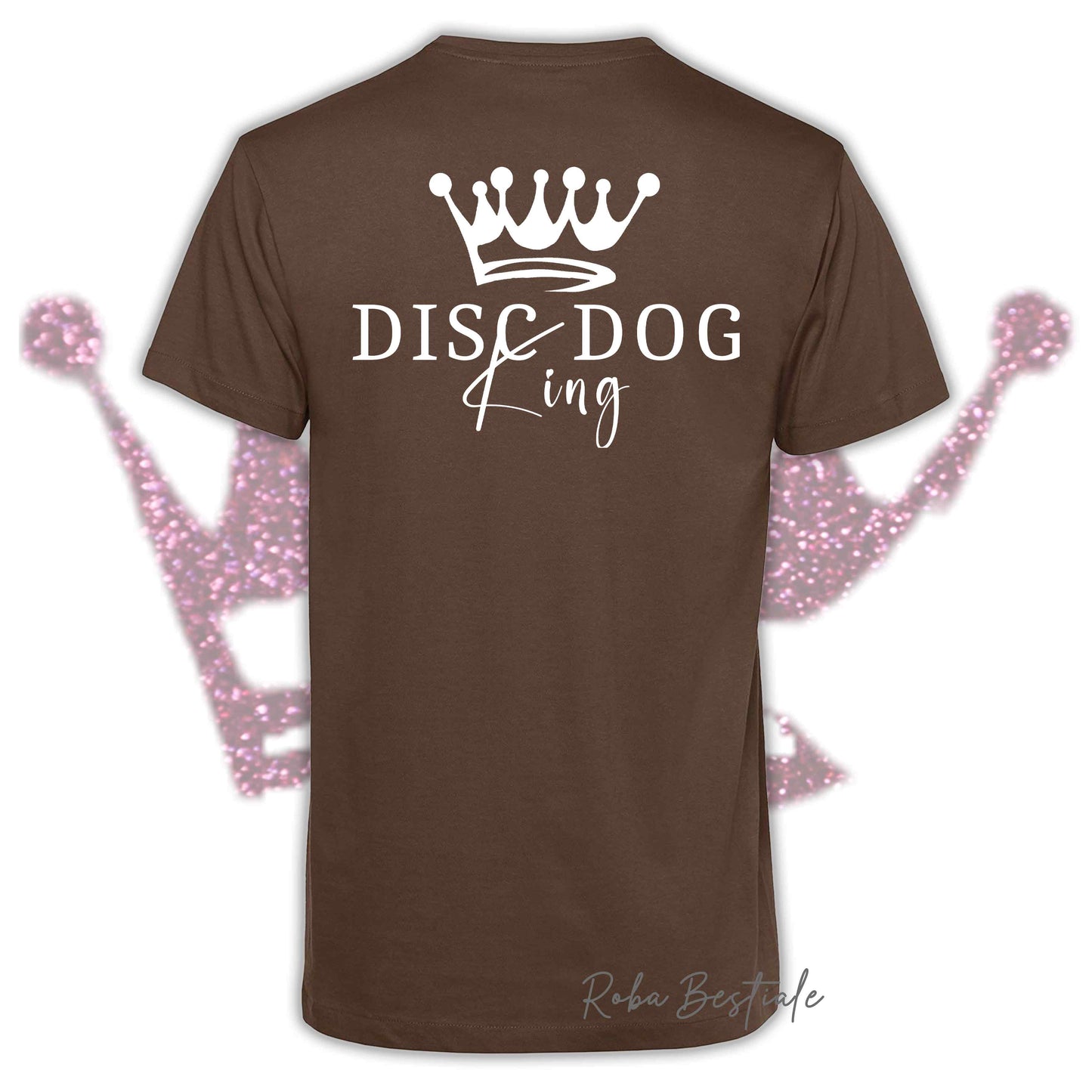 T-Shirt HRH - DISC DOG KING - Uomo, disponibile in tanti colori - dalla XS alla 5XL