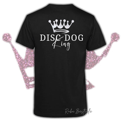 T-Shirt HRH - DISC DOG KING - Uomo, disponibile in tanti colori - dalla XS alla 5XL
