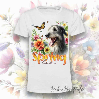 T-Shirt SPRING LOVE - IRISH WOLFHOUND