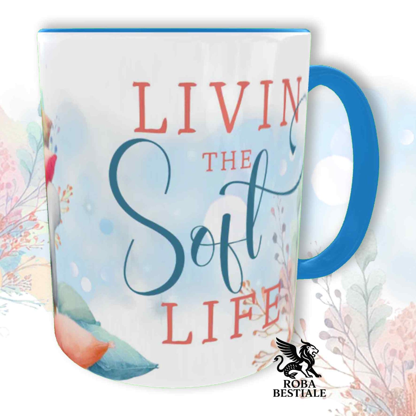 Tazza SOFT LIFE - IRISH WOLFHOUND Rosso - In Ceramica, colore a scelta - 330 ml