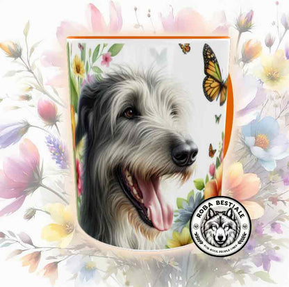 SPRING LOVE mug - IRISH WOLFHOUND