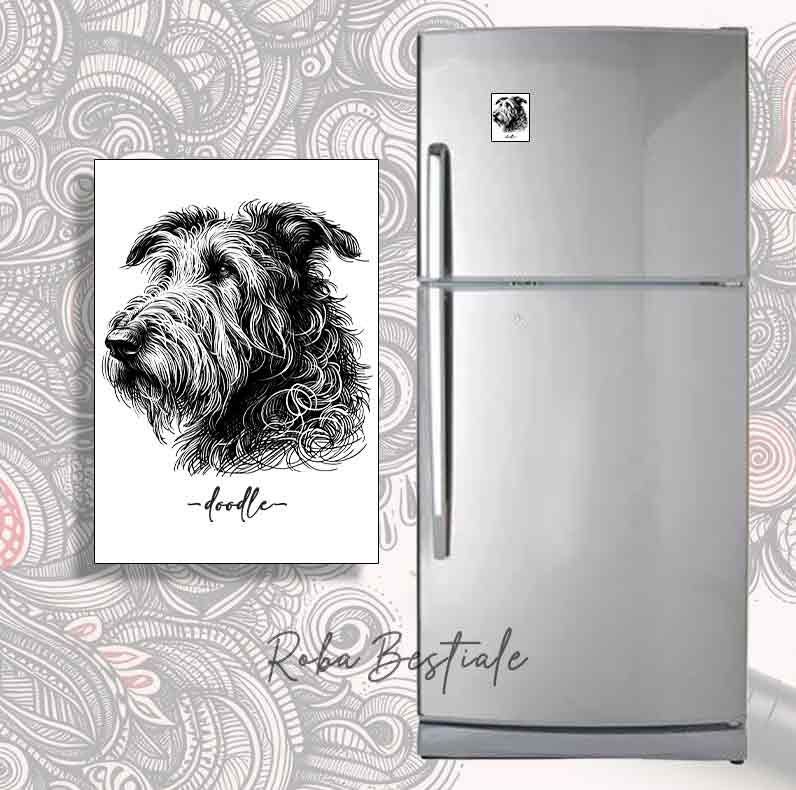 Magnete DOODLE - IRISH WOLFHOUND