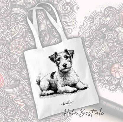 Tote Bag JACK RUSSELL TERRIER - Collezione Doodle