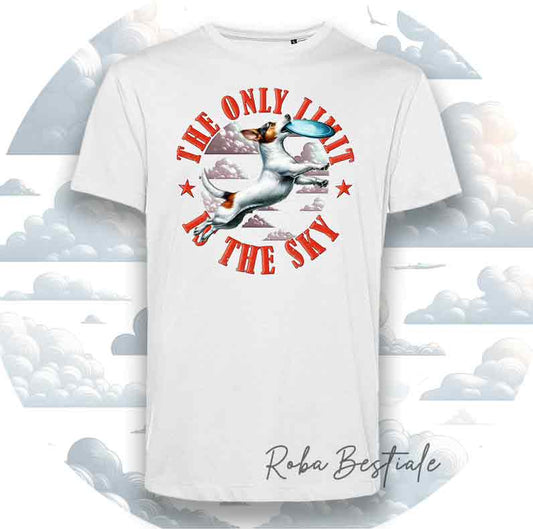 T-Shirt SKY LIMIT - JACK RUSSELL TERRIER a Pelo Liscio