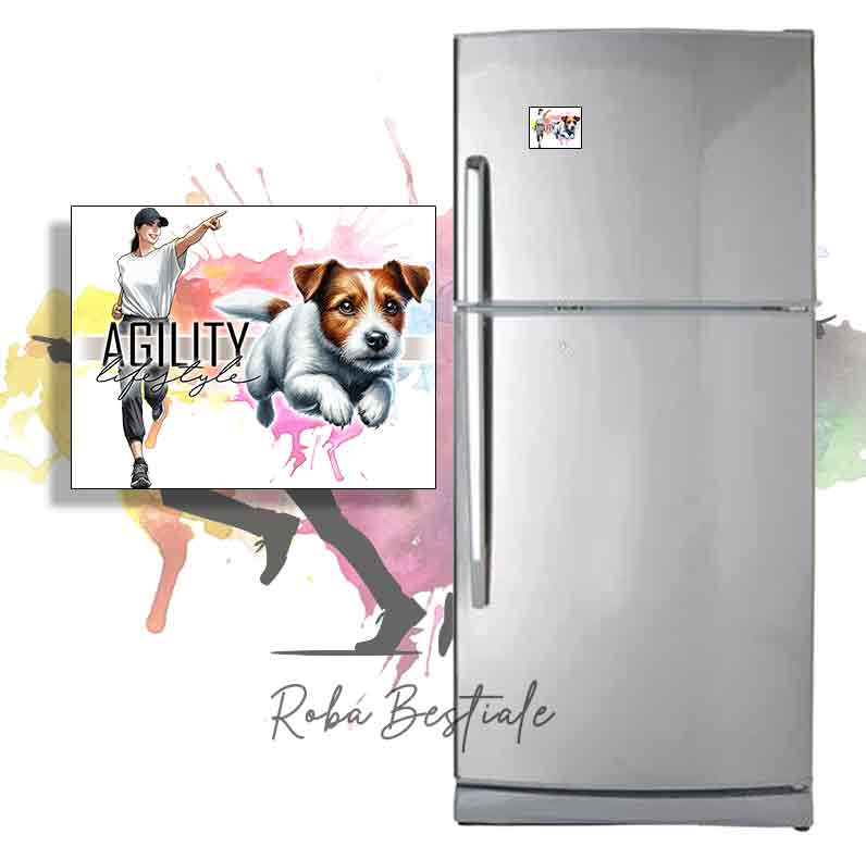 AGILITY Lifestyle Magnet - JACK RUSSELL TERRIER - Design "GIRL" or "BOY"