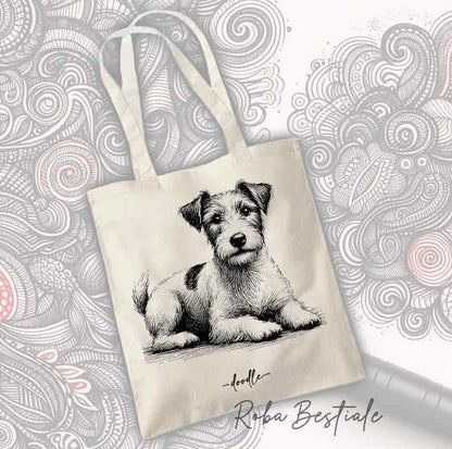Tote Bag JACK RUSSELL TERRIER - Collezione Doodle