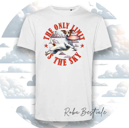 T-Shirt SKY LIMIT - JACK RUSSELL TERRIER a Pelo Ruvido