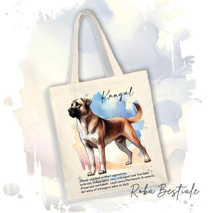 Shopper BEHAVIOR - KANGAL - Standard FCI - Diversi colori disponibili, 100% Cotone