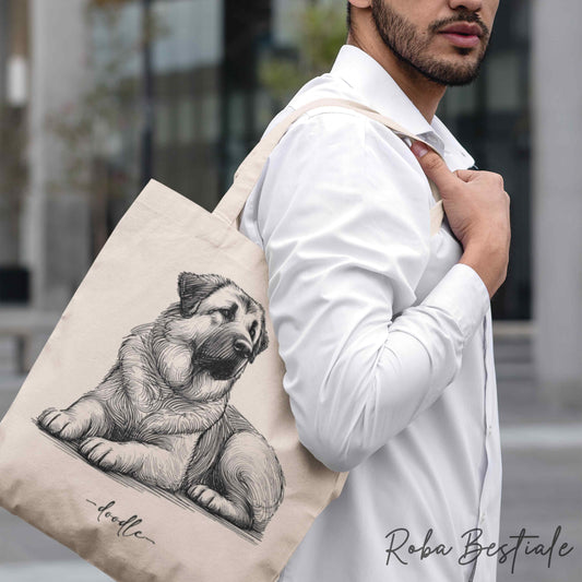 Shopper DOODLE Elegance - KANGAL - Diversi colori disponibili, 100% Cotone