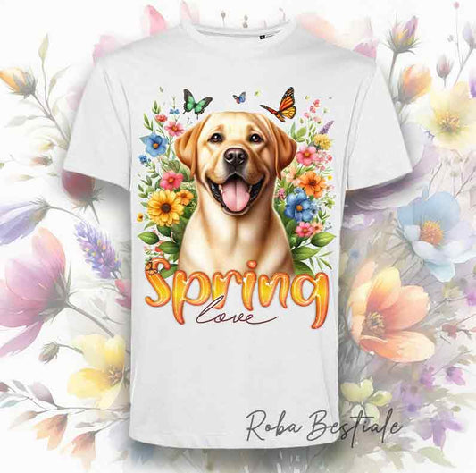 SPRING LOVE T-Shirt - LABRADOR RETRIEVER Honey