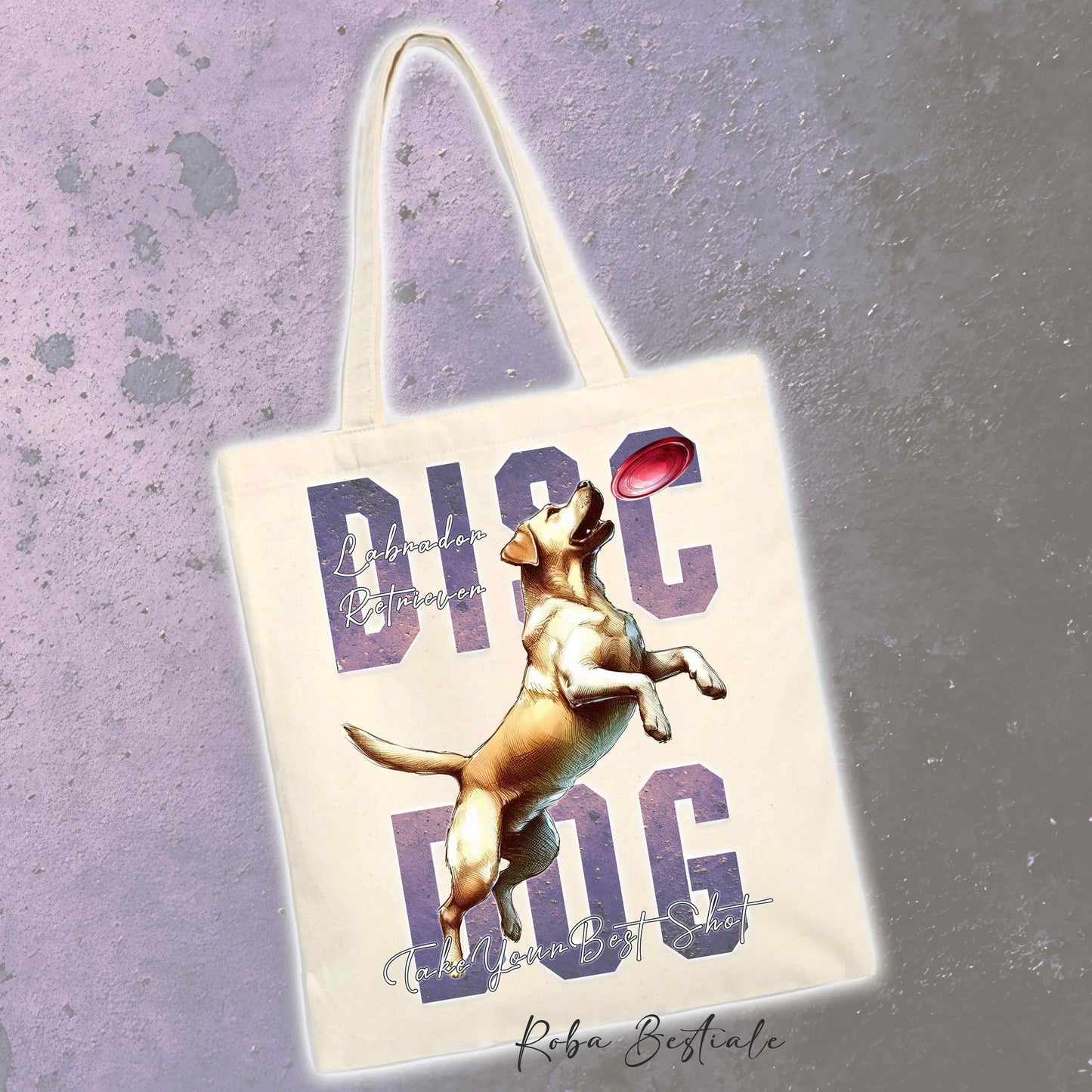 Shopper APTITUDE - DISC DOG - LABRADOR RETRIEVER - Diversi colori disponibili