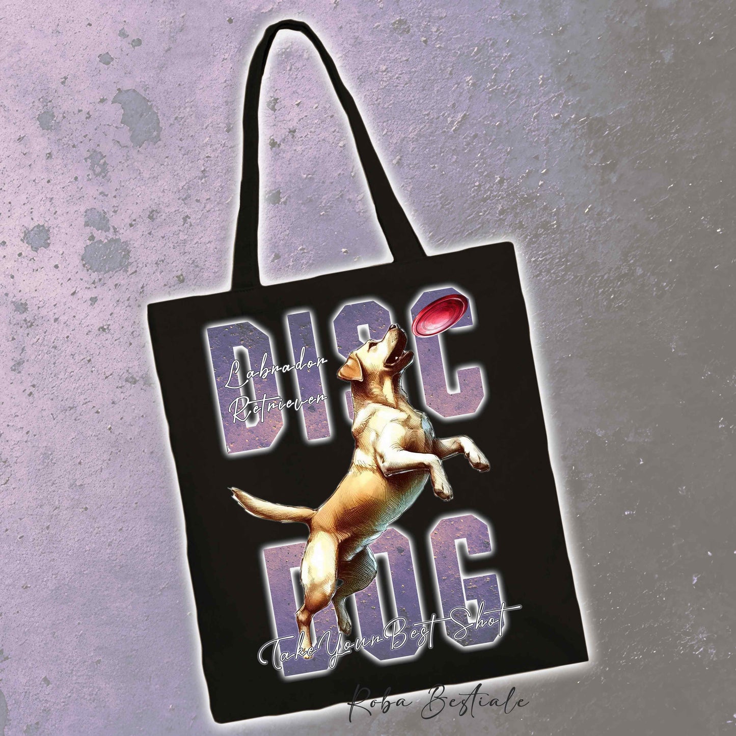 Shopper APTITUDE - DISC DOG - LABRADOR RETRIEVER - Diversi colori disponibili