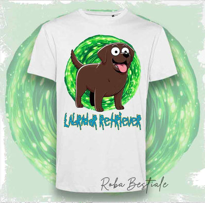 RICK &amp; MORTY - LABRADOR RETRIEVER Chocolate T-Shirt