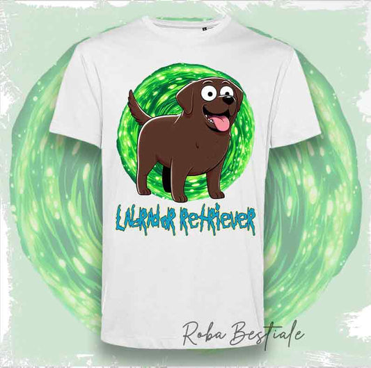 RICK &amp; MORTY - LABRADOR RETRIEVER Chocolate T-Shirt