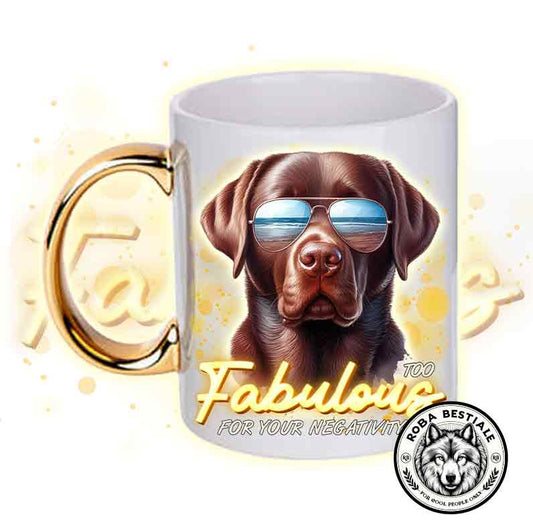 Tazza TOO FABULOUS - LABRADOR RETRIEVER Chocolate