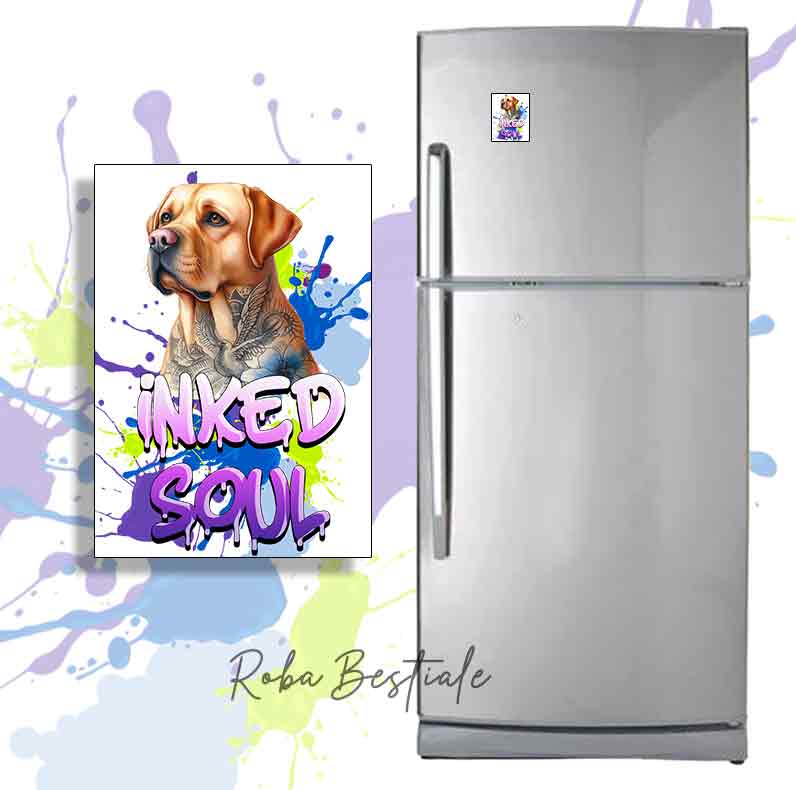 Magnete INKED SOUL - LABRADOR RETRIEVER Miele