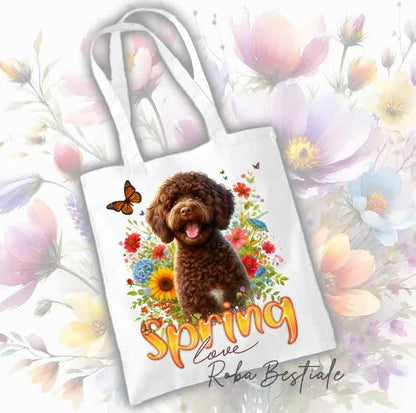Tote Bag LAGOTTO ROMAGNOLO Marrone - Collezione Spring Love