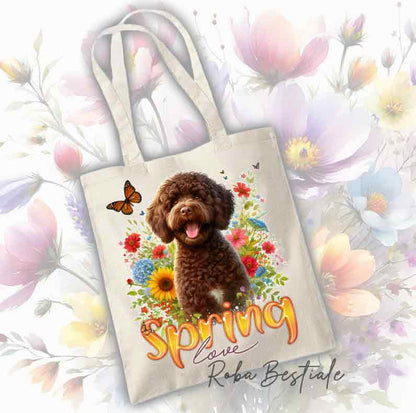 Tote Bag LAGOTTO ROMAGNOLO Marrone - Collezione Spring Love