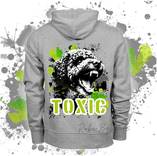 Felpa TOXIC - LAGOTTO ROMAGNOLO - Unisex - Grigia - dalla XS alla 3XL