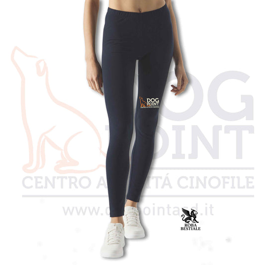 Leggins DOG POINT - Blue Navy, Da Donna, in Cotone ed Elastane, dalla XS ala XL