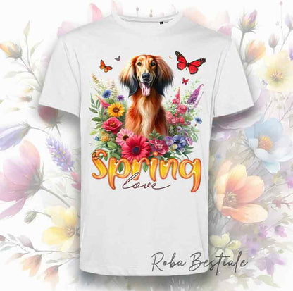 SPRING T-Shirt - AFGHAN GREYHOUND - Different colors available
