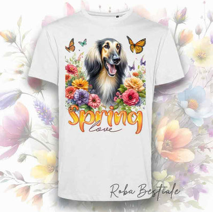SPRING T-Shirt - AFGHAN GREYHOUND - Different colors available