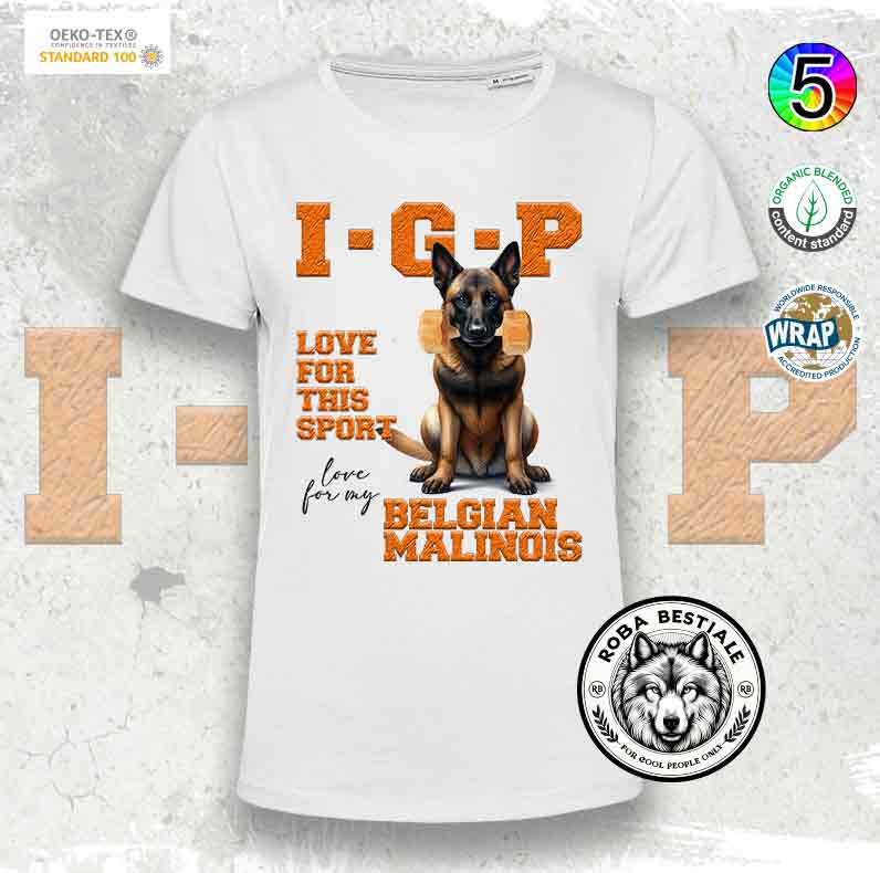T-Shirt IGP LOVE - PASTORE BELGA MALINOIS