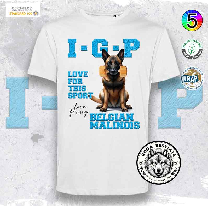 T-Shirt IGP LOVE - PASTORE BELGA MALINOIS
