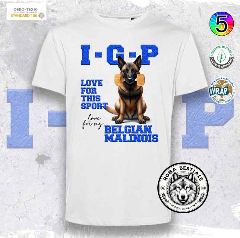 T-Shirt IGP LOVE - PASTORE BELGA MALINOIS