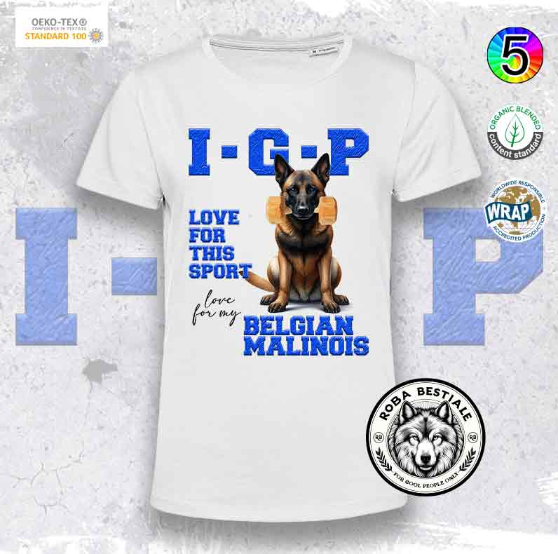 T-Shirt IGP LOVE - PASTORE BELGA MALINOIS