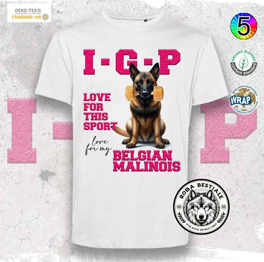 T-Shirt IGP LOVE - PASTORE BELGA MALINOIS