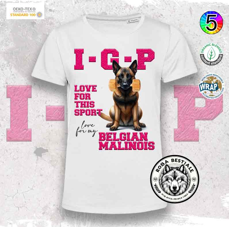 T-Shirt IGP LOVE - PASTORE BELGA MALINOIS