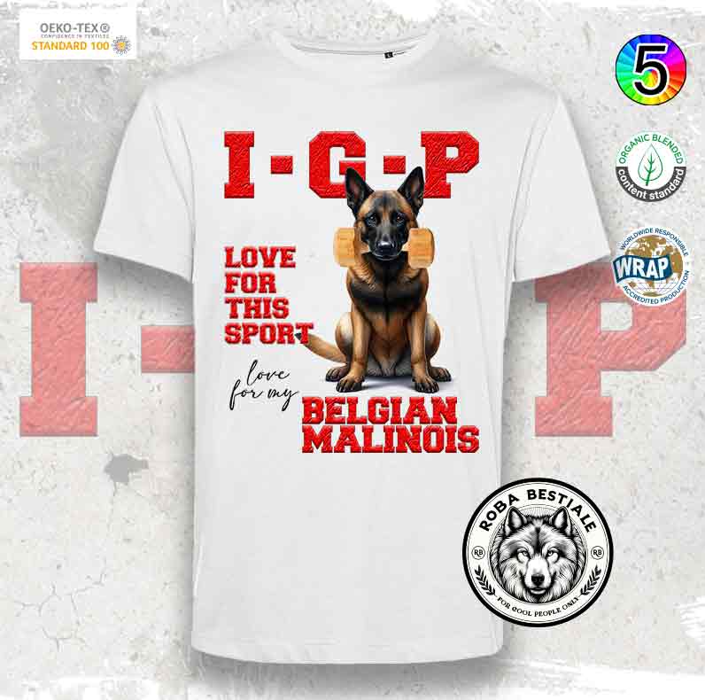 T-Shirt IGP LOVE - PASTORE BELGA MALINOIS