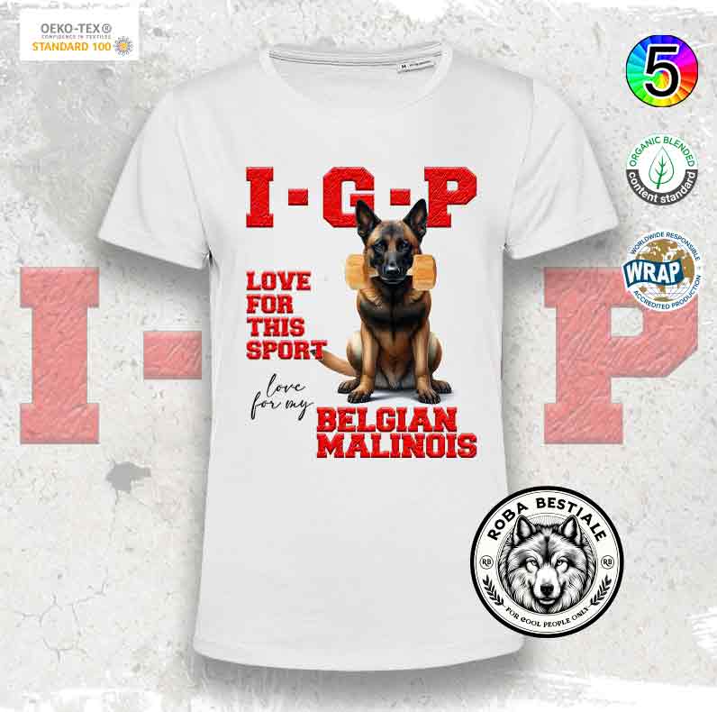 T-Shirt IGP LOVE - PASTORE BELGA MALINOIS