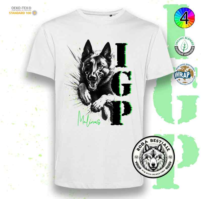 T-Shirt IGP 3 - PASTORE BELGA MALINOIS