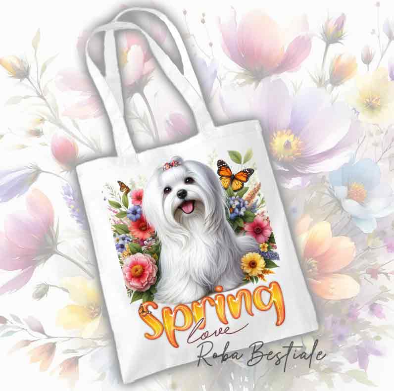 Shopper SPRING LOVE - MALTESE