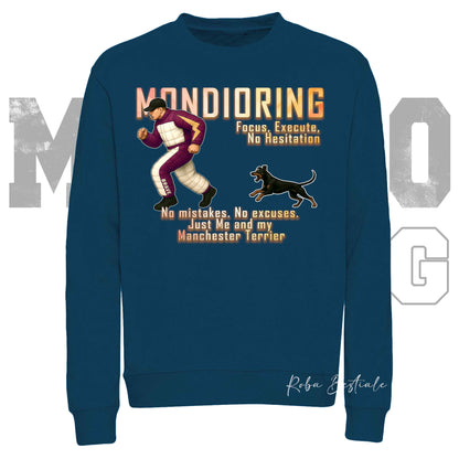Felpa MONDIORING Chase! - MANCHESTER TERRIER - Girocollo, Unisex, in tanti colori! - dalla XS alla 3XL