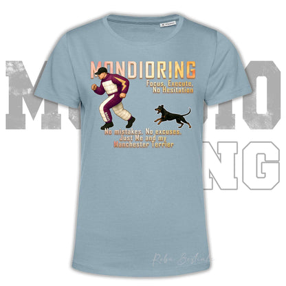 T-Shirt MONDIORING Chase! - MANCHESTER TERRIER - In tanti colori - Uomo o Donna - dalla XS alla 5XL
