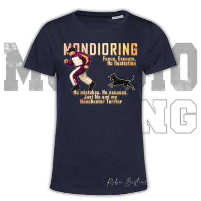 T-Shirt MONDIORING Chase! - MANCHESTER TERRIER - In tanti colori - Uomo o Donna - dalla XS alla 5XL