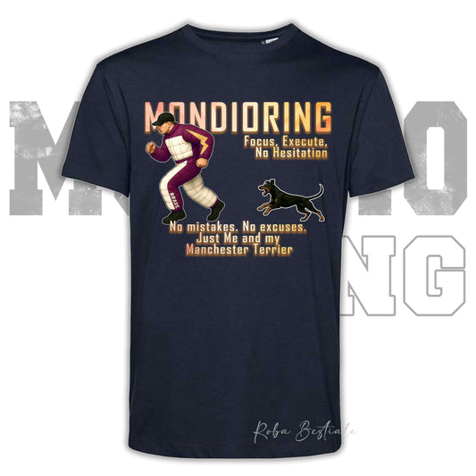 T-Shirt MONDIORING Chase! - MANCHESTER TERRIER - In tanti colori - Uomo o Donna - dalla XS alla 5XL