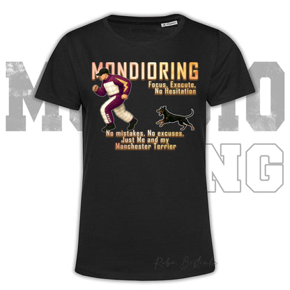 T-Shirt MONDIORING Chase! - MANCHESTER TERRIER - In tanti colori - Uomo o Donna - dalla XS alla 5XL