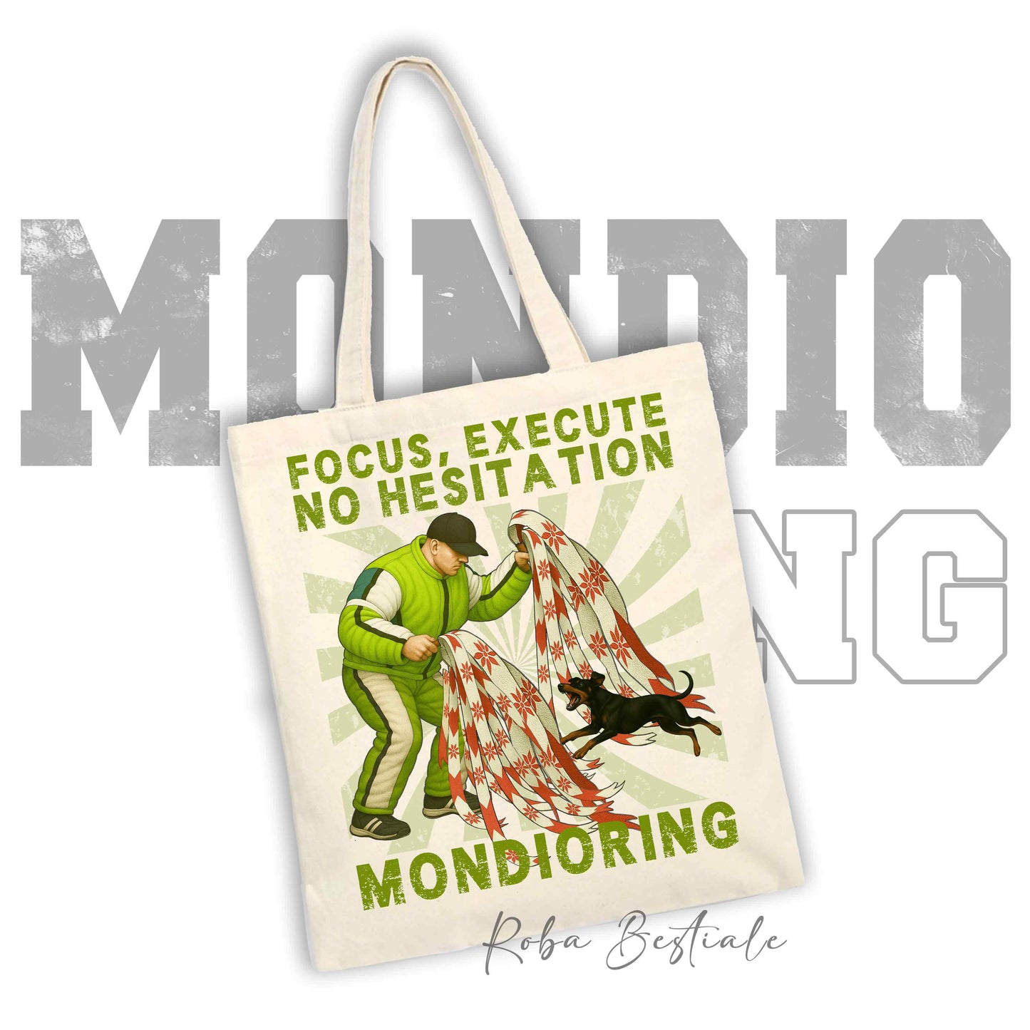 Shopper MONDIORING4 - MANCHESTER TERRIER - Diversi colori disponibili, 100% Cotone