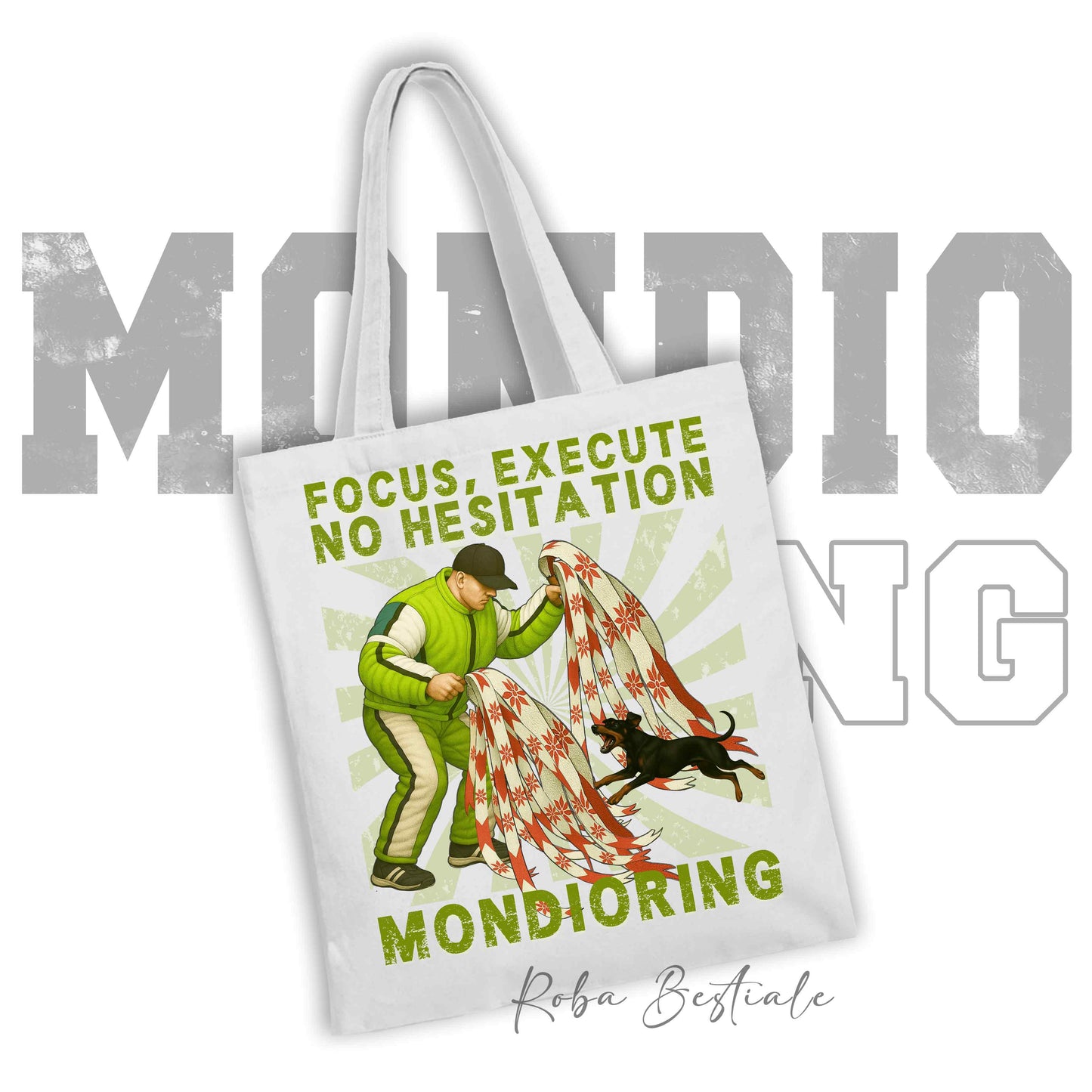 Shopper MONDIORING4 - MANCHESTER TERRIER - Diversi colori disponibili, 100% Cotone