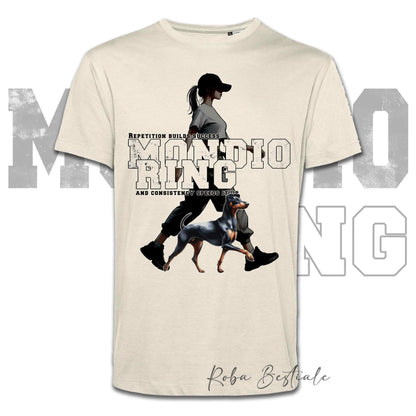 T-Shirt MONDIORING5 - MANCHESTER TERRIER + DONNA - Bianca, Uomo o Donna - dalla XS alla 5XL