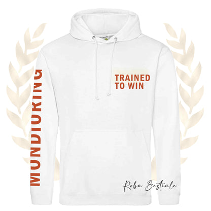 Felpa MONDIO ATTACK - PASTORE TEDESCO Da Lavoro "Grigione" - Cappuccio e Tasconi, Unisex, in tanti colori - dalla XS alla 5XL