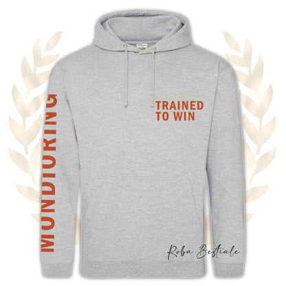 Felpa MONDIO ATTACK - PASTORE TEDESCO Da Lavoro "Grigione" - Cappuccio e Tasconi, Unisex, in tanti colori - dalla XS alla 5XL