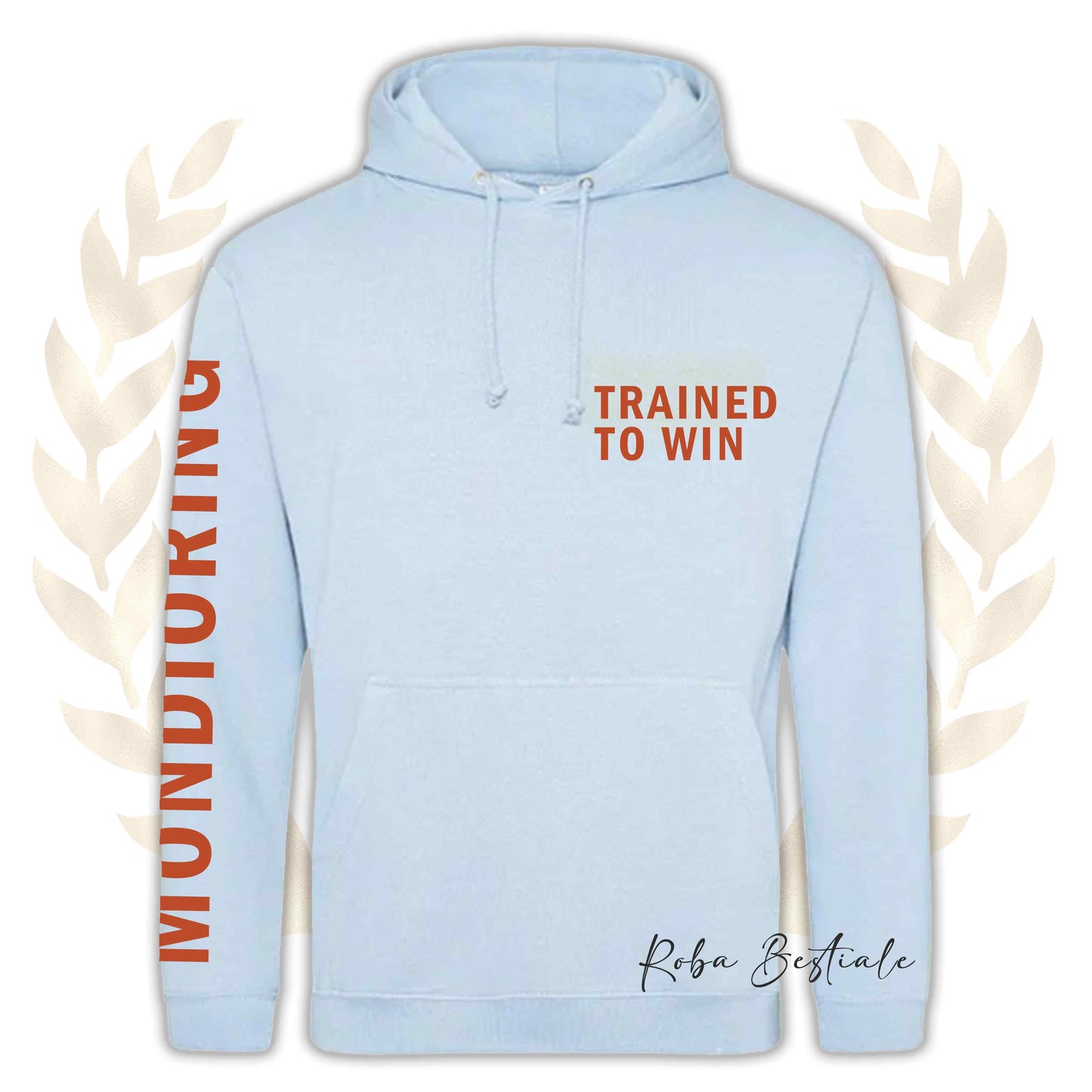 Felpa MONDIO ATTACK - PASTORE TEDESCO Da Lavoro "Grigione" - Cappuccio e Tasconi, Unisex, in tanti colori - dalla XS alla 5XL